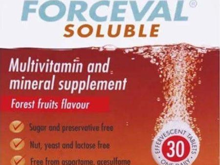 Forceval Soluble Junior Effervescent Tablets Pack of 30 Sale