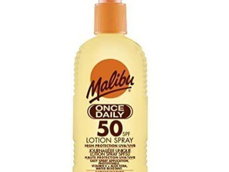 Malibu Once Daily Lotion SPF50 200ml Fashion