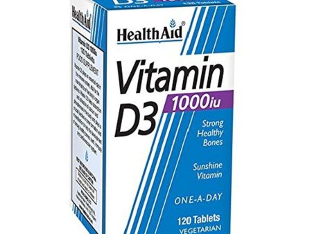 HealthAid Vitamin D3 1000iu Tablets Pack of 120 Sale