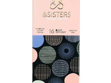 &Sisters Eco-Applicator Tampons Very Light Online now