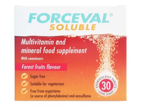 Forceval Soluble Adult Effervescent Tablets Pack of 30 Supply