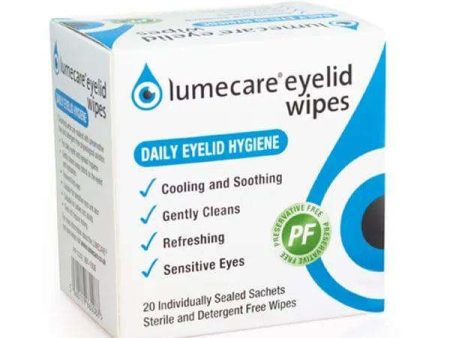 Lumecare Eyelid Wipes Pack of 20 Sale