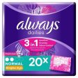 Always Dailies Liners Fresh Scent Wrapped Pack of 20 For Sale