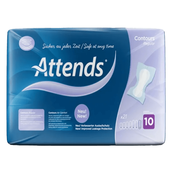 Attends Contours Regular 10 Pads Pack of 21 Discount