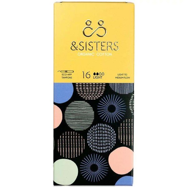 &Sisters Eco-Applicator Tampons Light Supply