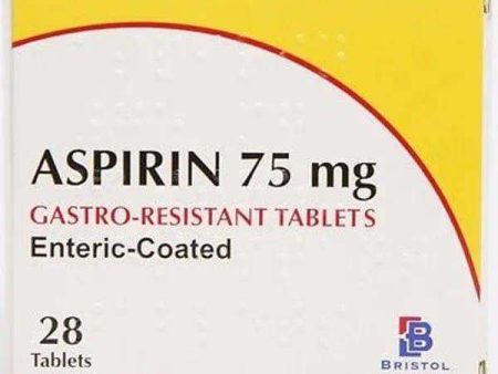 Aspirin 75mg Gastro-Resistant Tablets Pack of 28 Fashion