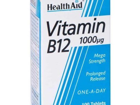 HealthAid Vitamin B12 1000mcg Tablets Pack of 100 Online Sale