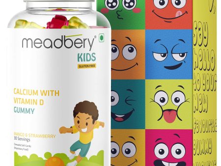 Meadbery Kids Calcium With Vitamin D Gummy Online