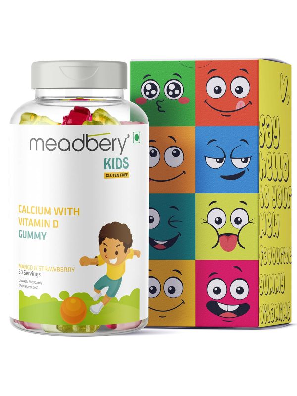 Meadbery Kids Calcium With Vitamin D Gummy Online