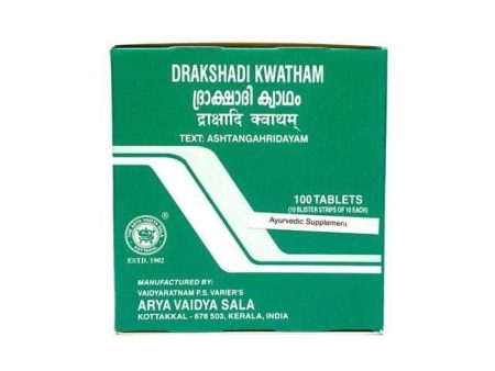 Kottakkal Arya Vaidyasala - Drakshadi Kwatham (Tablet) Online now