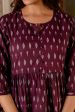 Women Burgundy Peplum Tunic - Rasiya For Sale