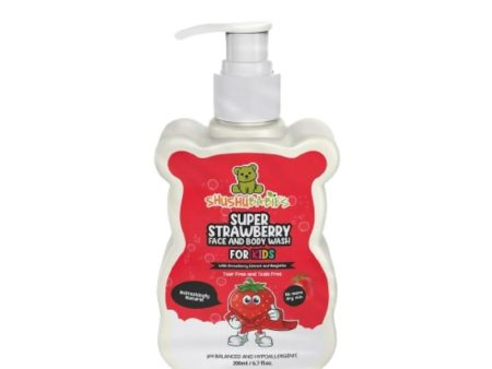 ShuShu Babies Super Strawberry Face and Body Wash (under 4-12 Years) Supply