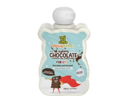 ShuShu Babies Yummy Chocolate Shampoo & conditioner with Flaxseed For kids (under 4-12 Years) For Discount