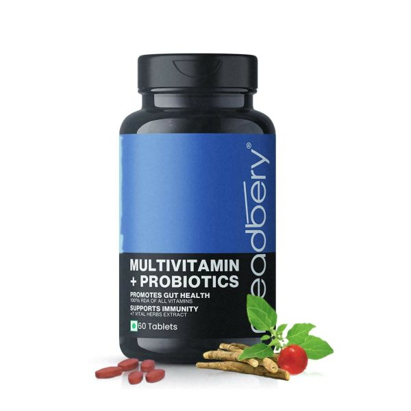 Meadbery Multivitamin With Probiotics Tablets Fashion