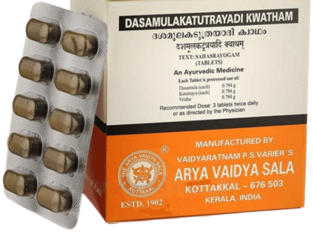 Kottakkal Arya Vaidyasala - Dasamulakatutrayadi Kwatham Tablets on Sale