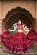 Aastha Fashion Women s Maroon Georgette Reyon With Attractive Gota-Patti work Lehenga Choli Supply