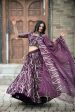 Aastha Fashion Women s Wine Tebby Silk Stitched Can Can & Canvas Lehenga Choli For Discount