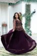 Aastha Fashion Women s Burgundy Faux Blooming Crush Pleating Lehenga Choli on Sale