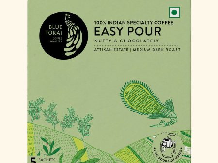 Blue Tokai Attikan Estate Medium-Dark Roast Easy Pour Sachets Hot on Sale