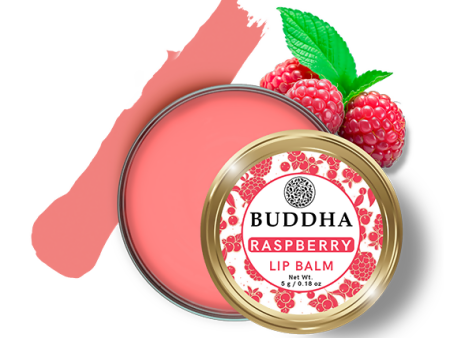 Buddha Natural Berry Kiss Lip Balm With Raspberry Fashion