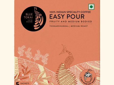 Blue Tokai Thogarihunkal Estate Medium Roast Easy Pour Sachets Online